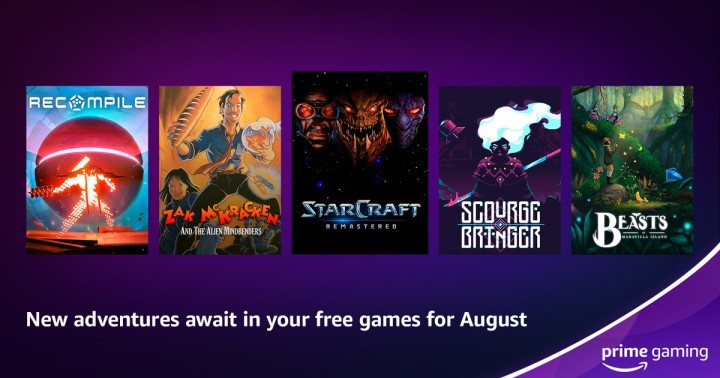 Prime Gaming na sierpień 2022