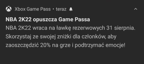 NBA 2K22 Xbox Game Pass