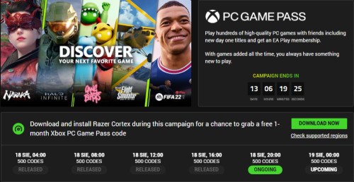 PC Game Pass za darmo