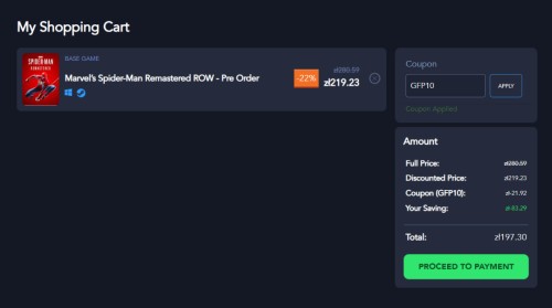 Spider-Man Remastered na Steam za 197 zł w Gamesforplay!