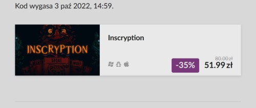 Promocja na Inscryption