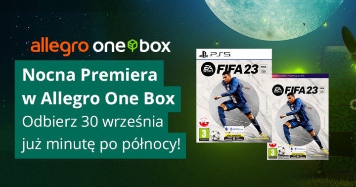 Nocna Premiera FIFA 23 na Allegro