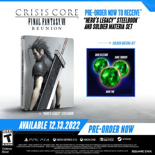 Pre-order Premiera Crisis Core_ Final Fantasy VII Reunion