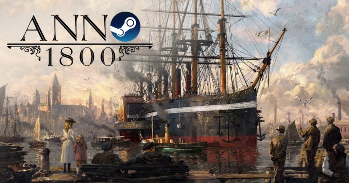 Promocja na Anno 1800 na Steam
