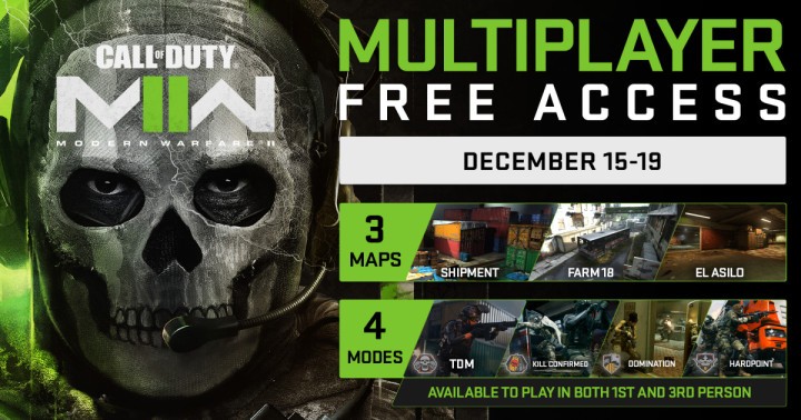 Darmowy weekend z trybem multiplayer w Call of Duty Modern Warfare 2