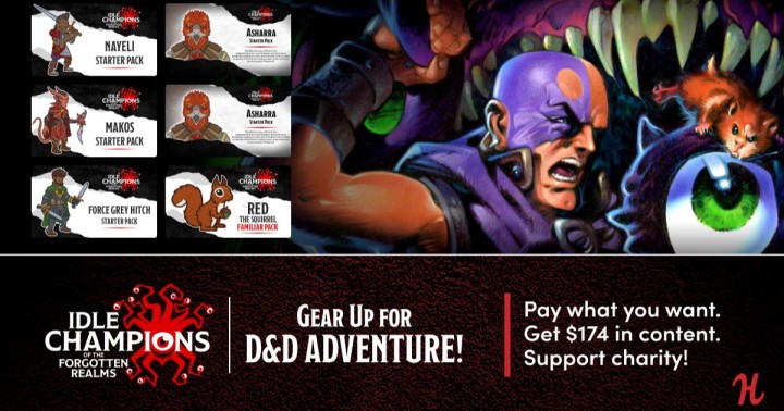 Humble Idle Champions Gear Up for D&D Adventure Bundle
