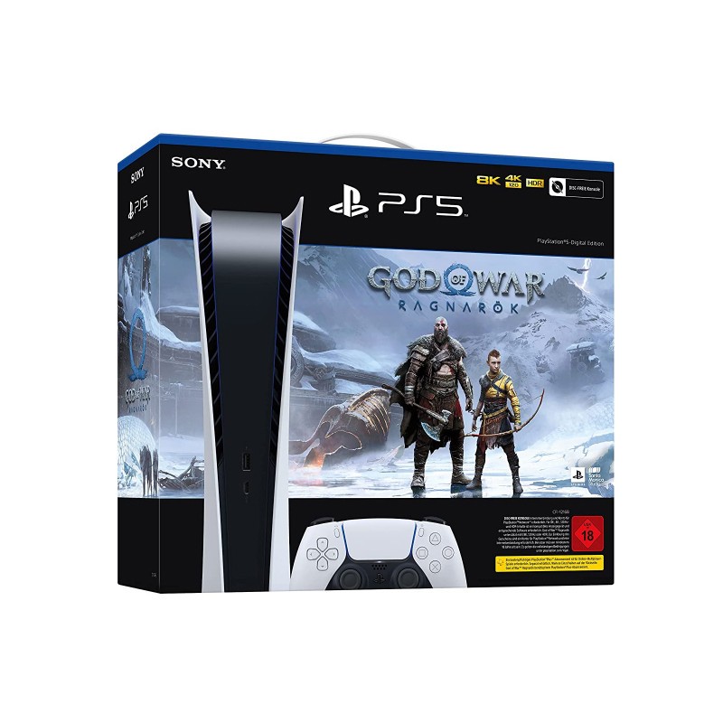 PS5- Digital Edition – God of War Ragnarök Bundle
