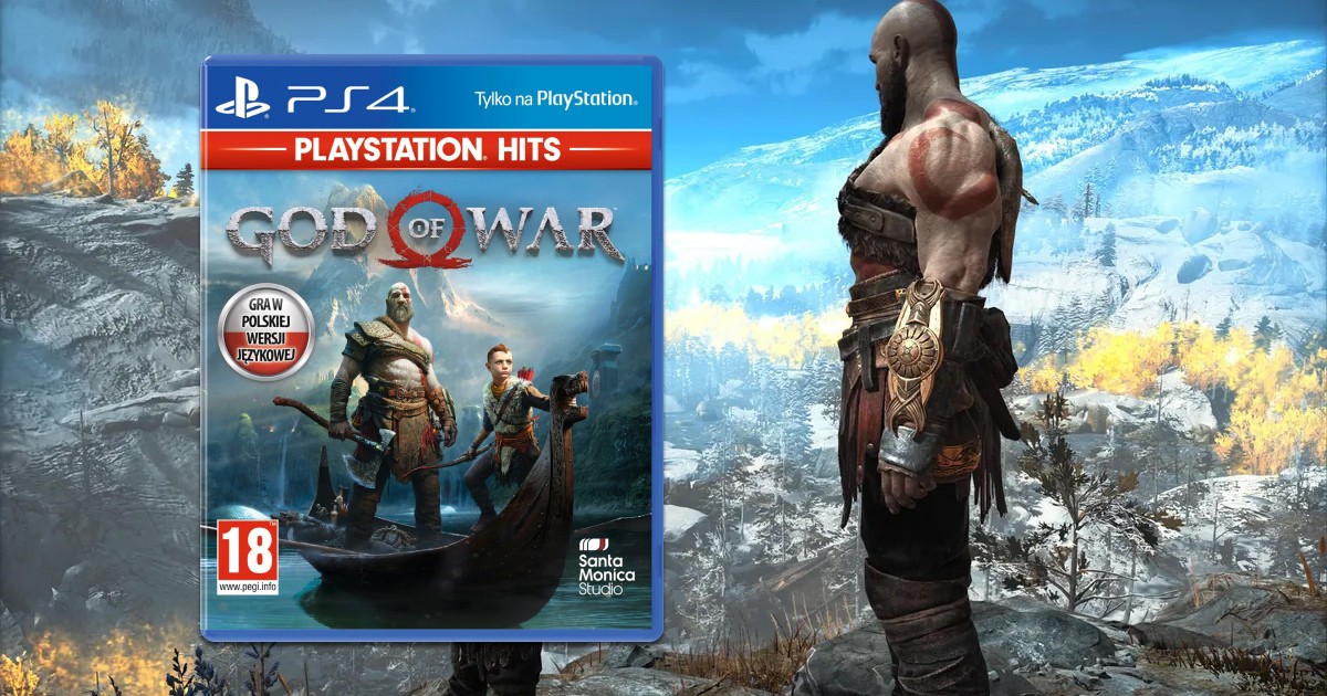Pudełkowe God of War na PS4/PS5 za jedyne 39,89 zł w Empiku