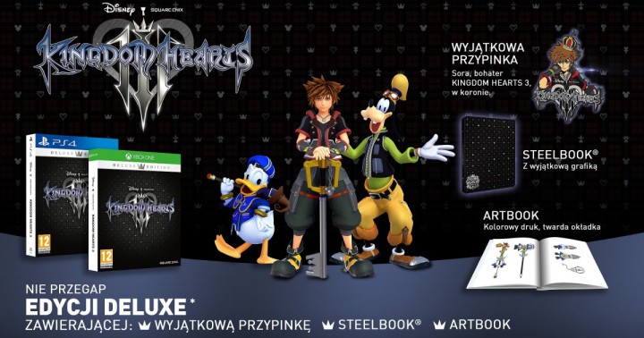 Promocja na Kingdom Hearts III Deluxe Edition PS4