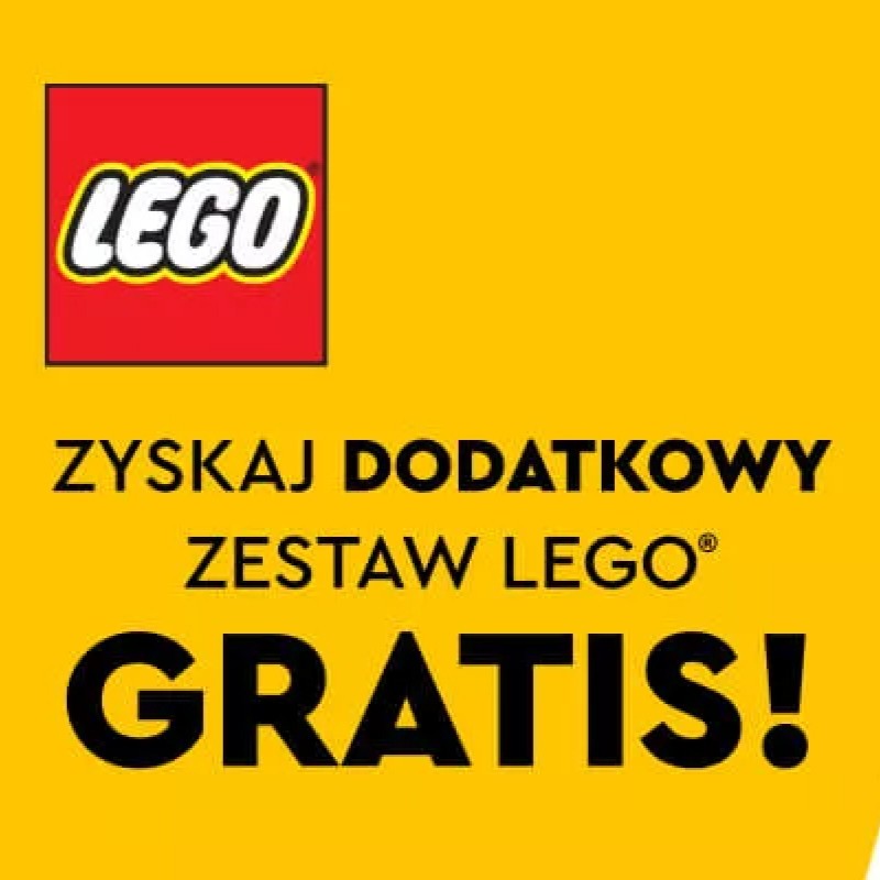Kup wybrane klocki LEGO i otrzymaj drugi zestaw za darmo