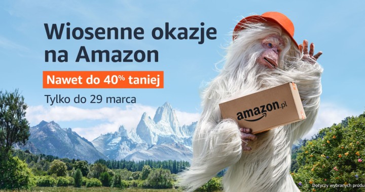Wiosenne okazje na Amazon PL. Wybrane produkty do 40% taniej