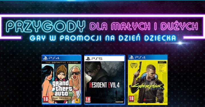 Promocja na gry Cenegi na Dzień Dziecka