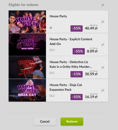 Promocja na House Party