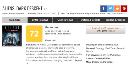Recenzja Aliens_ Dark Descent