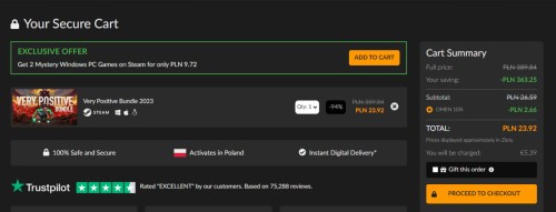 Fanatical Very Positive Bundle 2023.
