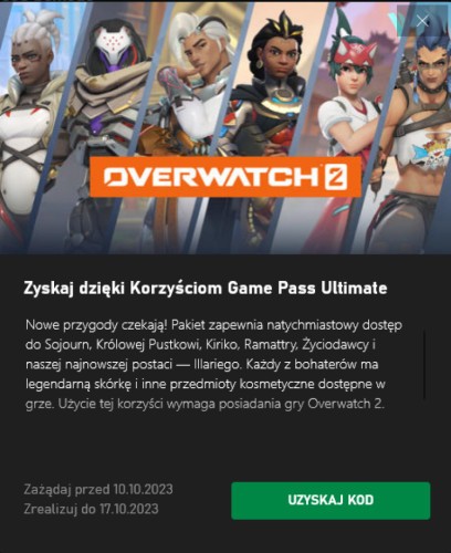 Overwatch 2 New Heroes Starter Pack za darmo