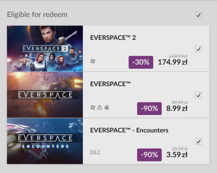 Promocja na EVERSPACE
