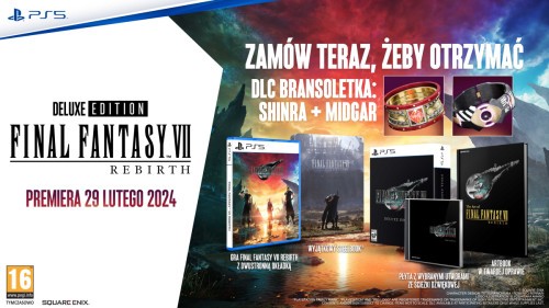 Final Fantasy VII Rebirth na PlayStation 5 + steelbook (2 warianty) już dostępne w Polsce