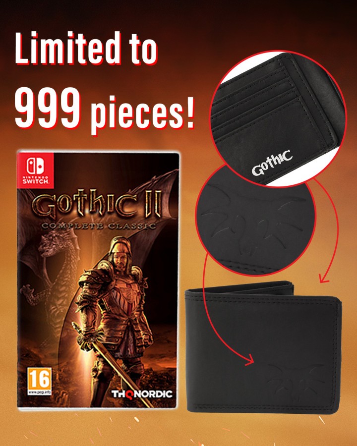 Polskie wydanie Gothic II Complete Classic na Switcha