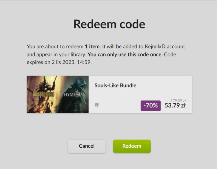 Promocja na Souls-Like Bundle w GOG.com