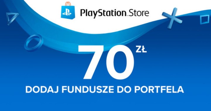 Tanie doładowanie 70 PLN do PS Store