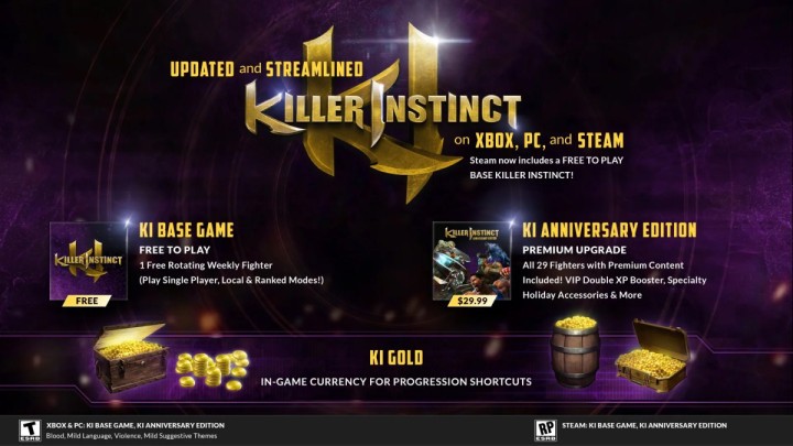 Killer Instinct za darmo na Steam