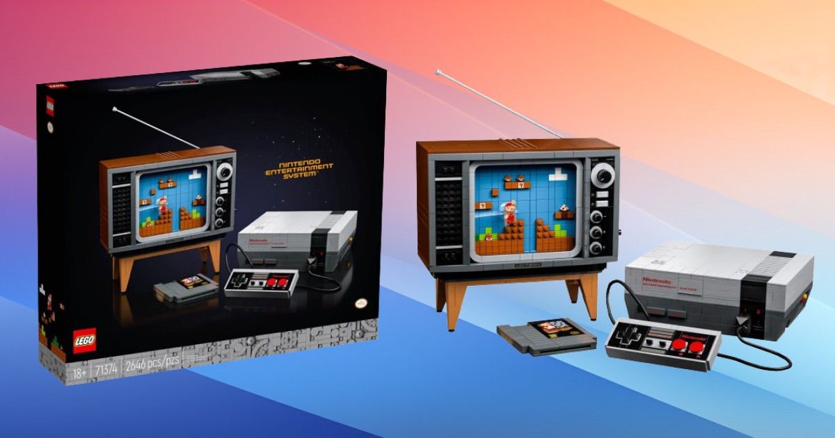 Promocja na LEGO Super Mario w ramach Black Friday 2023. Zestaw NES za ...