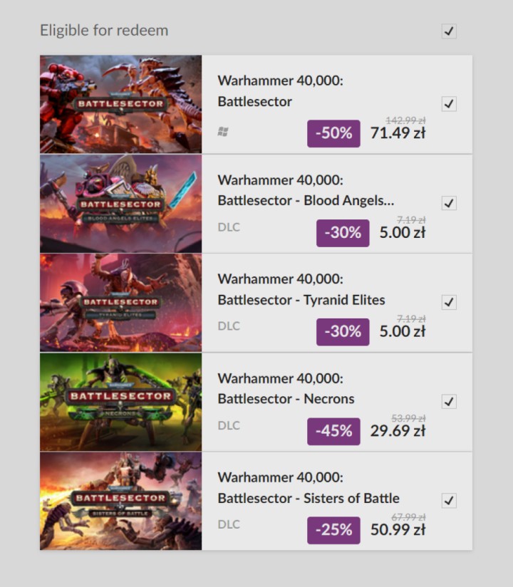 Warhammer 40,000 Battlesector w GOG.com