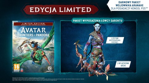 Zawartość Avatar: Frontiers of Pandora Edycja Limitowana