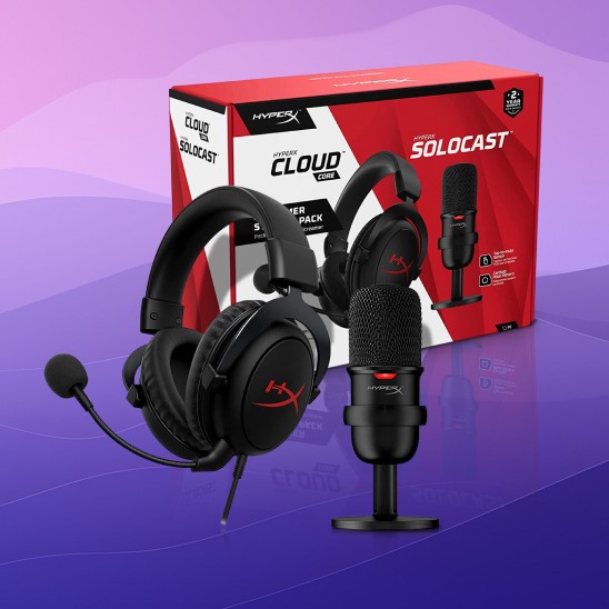 Zestaw HyperX Streamer Starter Pack Cloud Core + SoloCast za 399