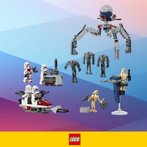 LEGO zestaw bitewny z droidami bojowym