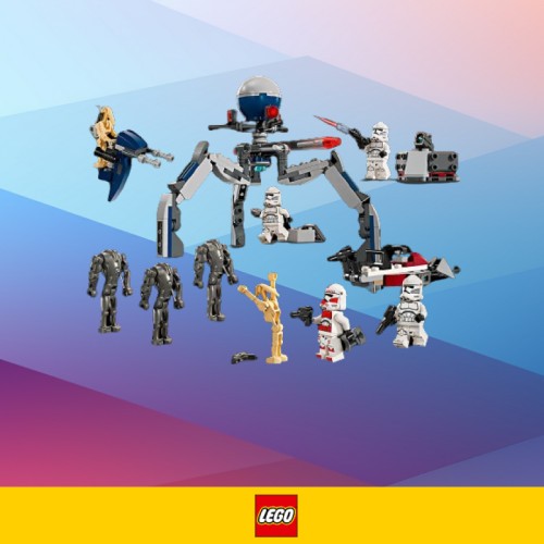 LEGO zestaw bitewny z droidami bojowym