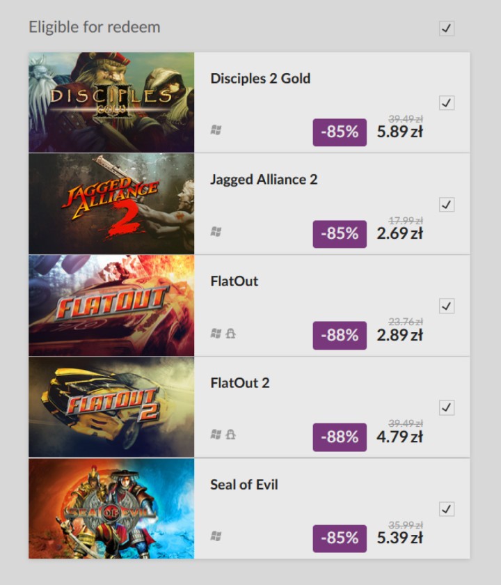 Świetna oferta na klasyki od Strategy First w GOG.com