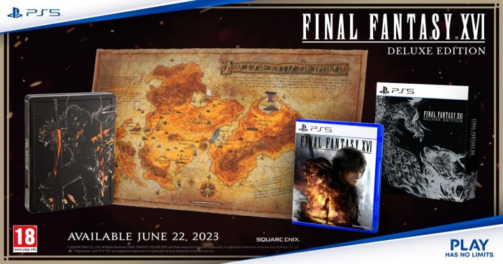 Final Fantasy XVI Deluxe Edition na PS5