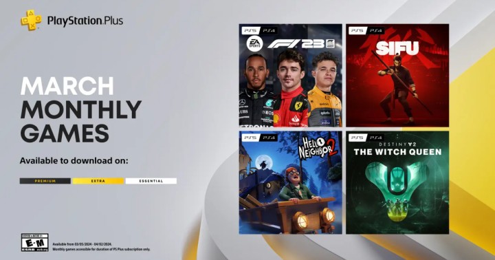 Marzec 2024 w PlayStation Plus Essential! F1 23, Sifu oraz dwie inne gry na PS4 i PS5