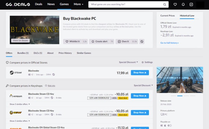 Odbierz piracką grę Blackwake za darmo na Steam