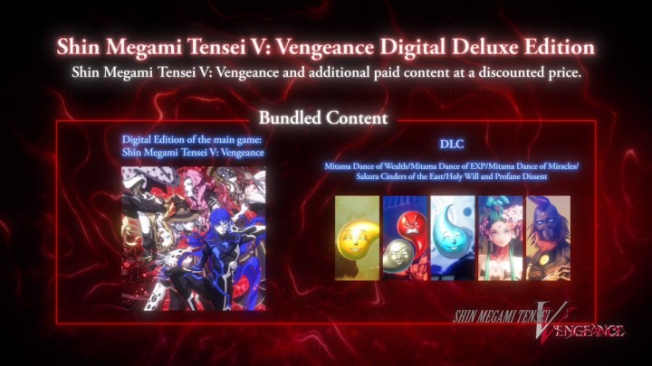 Preorder Shin Megami Tensei V Vengeance na PS5 za 259 zł (możliwe 230 zł) w PlayStation Store