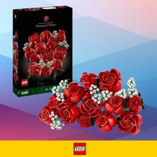 Przygotuj się na Walentynki! Zestaw LEGO Icons Bukiet Róż już za 160 zł w Amazon PL