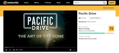 Recenzje Pacific Drive