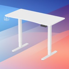 Promocja na Silver Monkey Biurko elektryczne ED-120 white