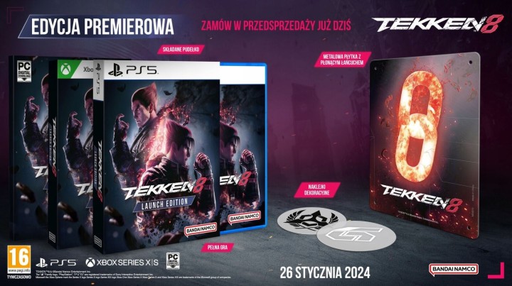 Promocja na Tekken 8 Launch Edition