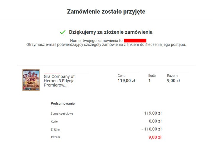 [PRICEBUG?] Company of Heroes 3 Edycja Premierowa na PC + steelbook za 9 zł w Neonet!