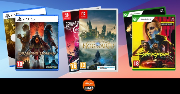 Promocje na pudełkowe gry na konsole z okazji Allegro Days 2024! Sprawdź najlepsze oferty