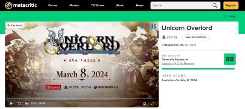 Recenzje Unicorn Overlord