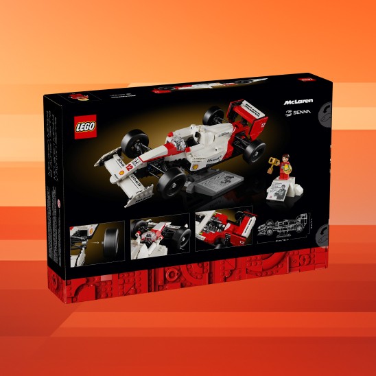 Klocki LEGO Icons McLaren MP4/4 i Ayrton Senna za 212 zł (cena katalogowa 339,99 zł) w Amazon PL