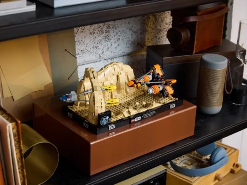 LEGO Star Wars Diorama: Wyścig ścigaczy w Mos Espa