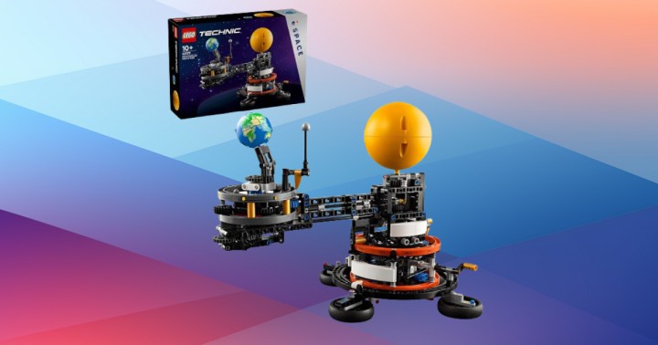 LEGO Technic - Planeta Ziemia i Księżyc na orbicie