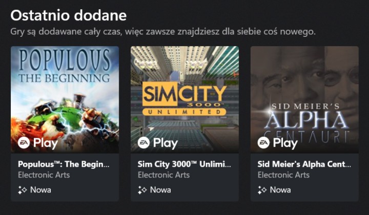 Mała niespodzianka w PC Game Pass! 3 klasyki od EA już dostępne w ramach usługi