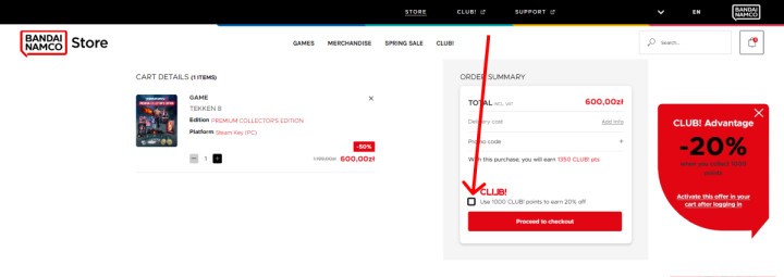 Spring Sale w sklepie Bandai Namco. Edycja kolekcjonerska Tekken 8 za 600 zł (możliwe 480 zł)!