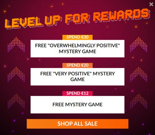 Wyprzedaż Level Up Sale w Fanatical ze zniżkami do -95%! Wydaj 12€ i odbierz grę PC za darmo